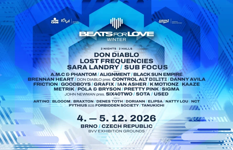Kompletní PLAKÁT Beats for Love Winter 2026